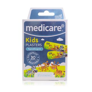 Medicare Waterproof Kids Plaster Fun Zoo MD218RC - 30 Plaster