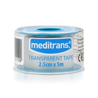 Medicare Meditrans Transparent Tape 2.5 cm x 5 m - 1 Roll