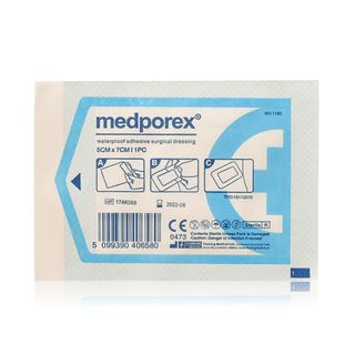 Medporex Waterproof Adhesive Dressing 5 x 7 cm - 1 Dressing