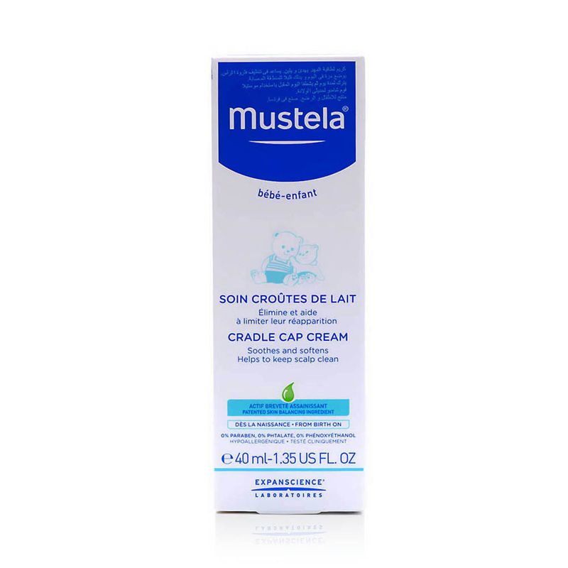 Mustela Cradle Cap Cream, 40 mL