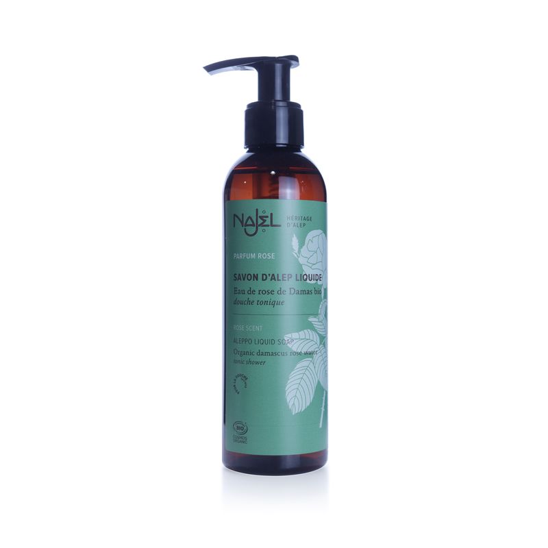 Najel Damascus Rose Liquid Aleppo Soap - 200 ml