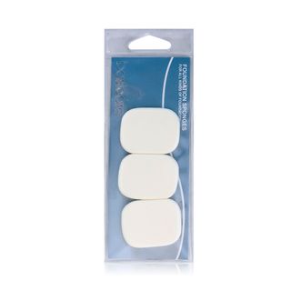 Basicare BC1045 SBR Foundation Rectangular Sponges - 3 Pieces