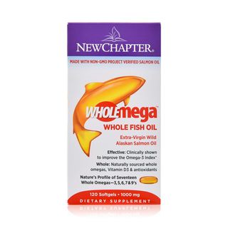 New Chapter Wholemega Wild Alaskan Salmon Fish Oil - 120 Softgels