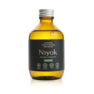 Niyok Coconut Oil Pulling Mouth Oil, Peppermint - 200 ml
