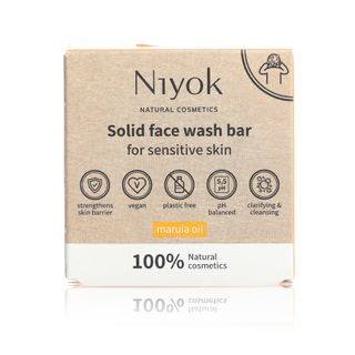 Niyok Marula Oil for Sensitive Skin Solid Facial Cleansing Bar - 80 g