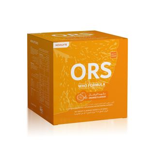 Novalyte Oral Rehydration Salts Orange Flavour - 10 Sachets x 21.8 g