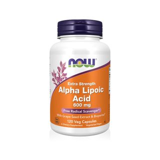 NOW Alpha Lipoic Acid Extra Strength 600 mg - 60 Veg Capsules