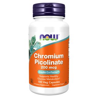 NOW Chromium Picolinate 200 mcg - 100 Veg Capsules