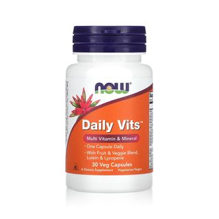NOW Daily Vits Multivitamin - 30 Vegetable Capsules