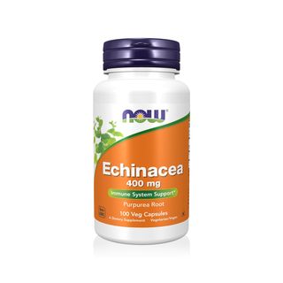 NOW Echinacea Root 400 mg - 100 Veg Capsules