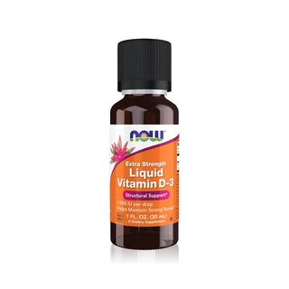 NOW Vitamin D3 Liquid Extra Strength 1,000 IU - 30 ml