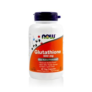 NOW Glutathione 500 mg - 60 Veg Capsules