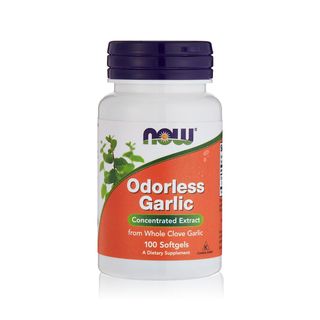 NOW Odorless Garlic - 100 Softgels
