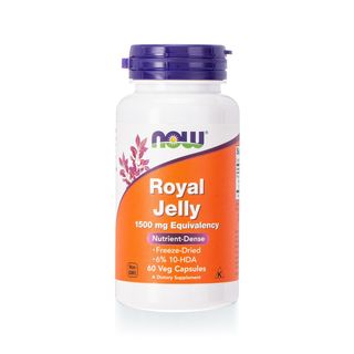NOW Royal Jelly 1,500 mg Equivalency - 60 Vegetable Capsules