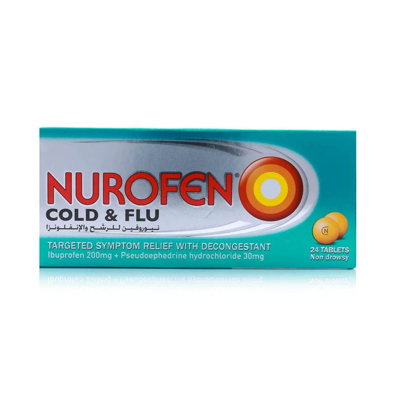 Nurofen Nurofen Cold & Flu, 24 Film-Coated Tablets