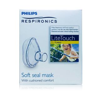 Philips LiteTouch Medium Paediatric Mask 1083784 for OptiChamber Diamond - 1 Mask