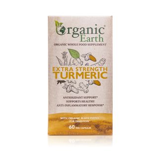 Organic Earth Extra Strength Turmeric with Black Pepper - 60 Capsules