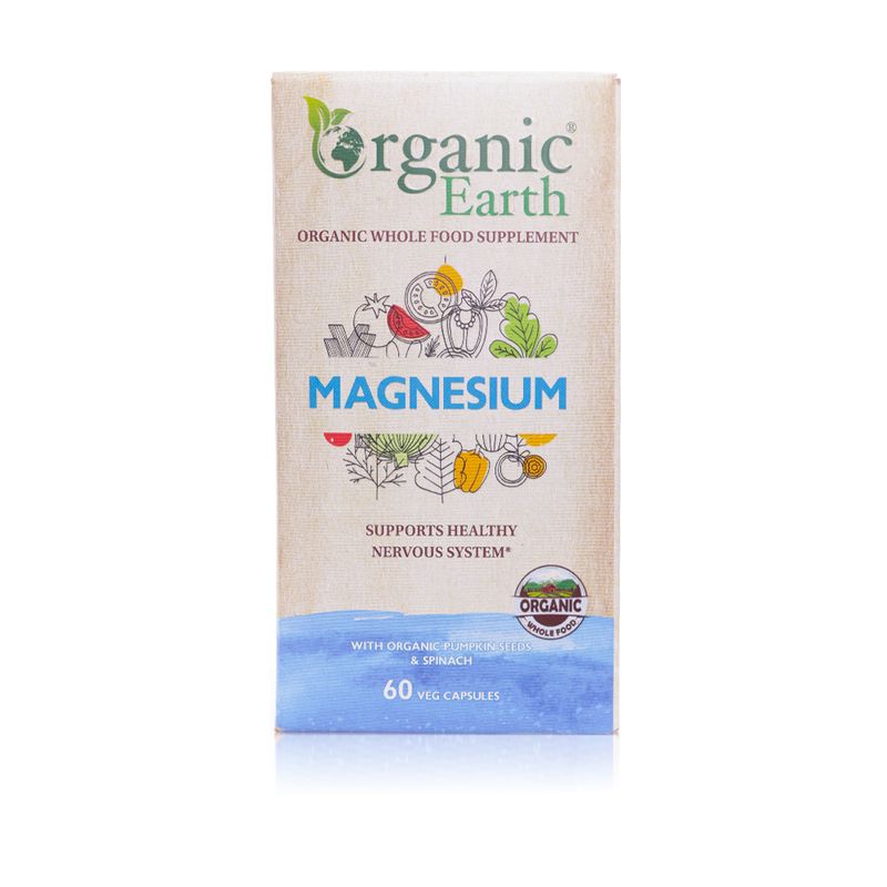 Organic Earth Organic Earth Fermented Magnesium 100 mg - 60 Capsules