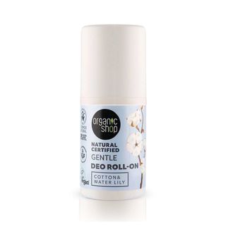Organic Shop Natural Certified Gentle Deo Roll-On Cotton & Water Lily - 50 ml