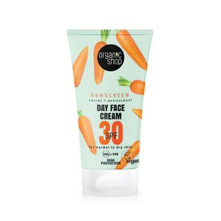 Organic Shop Sunscreen Day Face Cream SPF 30 for Normal to Dry Skin - 50 ml