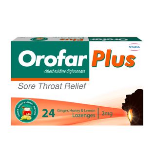 Orofar Plus Ginger, Honey & Lemon Chlorhexidine 2 mg - 24 Lozenges