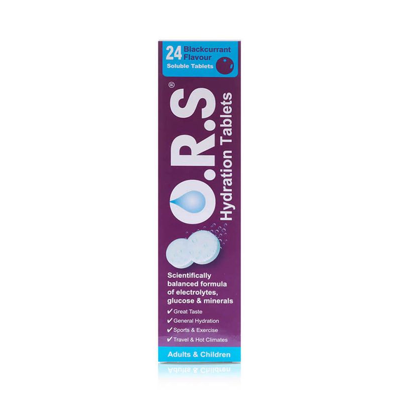 O.R.S O.R.S Hydration Blackcurrant Electrolyte Tablets - 24 Tablets