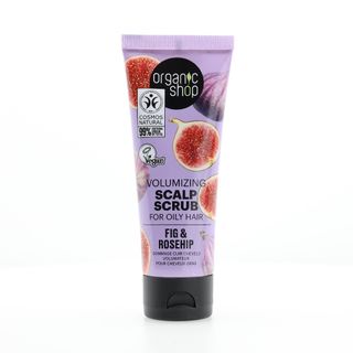 Organic Shop Fig & Rosehip Volumizing Scalp Scrub for Oily Hair - 75 ml