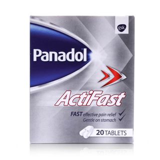 Panadol Actifast Paracetamol 500 mg Film-Coated Tablets - 20 Tablets