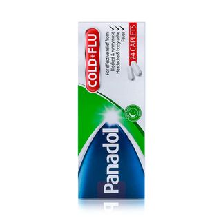 Panadol Cold & Flu All in One Paracetamol 250 mg/Guaifenesin 100 mg/Phenylephrine Hydrochloride 5 mg Film-Coated Tablets - 24 Tablets