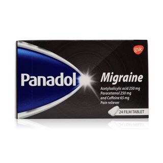 Panadol Migraine Pain Reliever - 24 Film-Coated Caplets