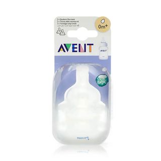 Philips Avent Classic+ Anti-Colic Teats Newborn Flow 0m+ SCF631/27 - 2 Teats
