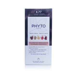 PHYTOCOLOR 4.77 Intense Chestnut Brown Permanent Hair Colour - 1 Kit
