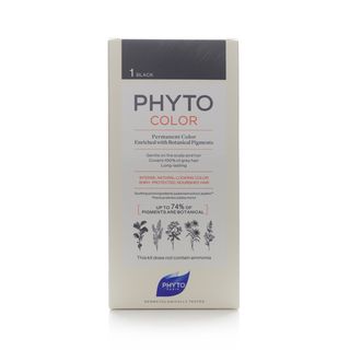 PHYTOCOLOR Permanent Hair Colour 1 Black - 1 Kit