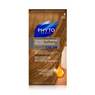 PHYTO Phytocolor Permanent Hair Color 8 Light Blonde - 1 Kit