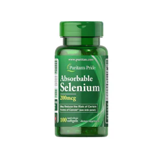Puritan's Pride Absorbable Selenium 200 mcg, 100 Softgels