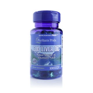 Puritan's Pride Cod Liver Oil 1000 mg - 100 Softgels