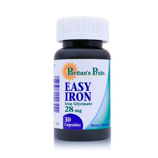 Puritan's Pride Easy Iron 28 mg (Iron Glycinate), 90 Capsules