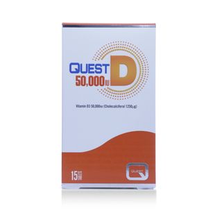 Quest D Vitamin D3 50,000 IU - 15 Tablets