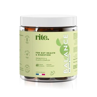 RITE Balance Probiotic Gut Health Vegan Gummies - 60 Gummies