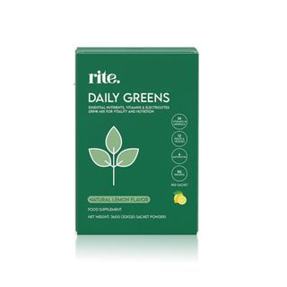 RITE Daily Greens Vitamin Drink Mix - 15 Sachets