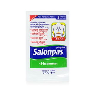 Salonpas Pain Relieving Large Patches 13 cm × 8.4 cm - 2 Patches