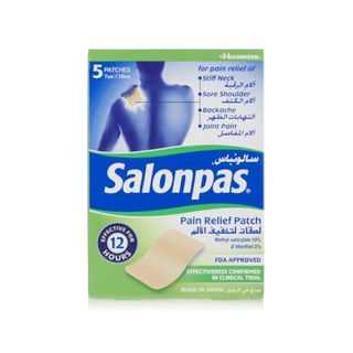Salonpas Pain Relieving Ultra Thin Patches, 5 Patches
