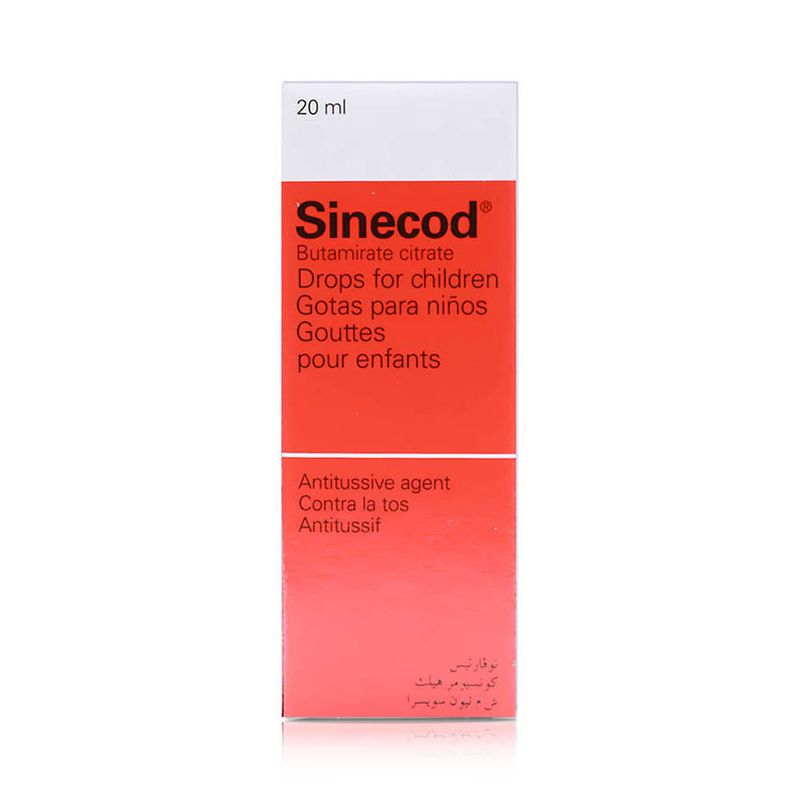 Sinecod Sinecod Butamirate Citrate 5 mg/ml Oral Drops - 20 ml