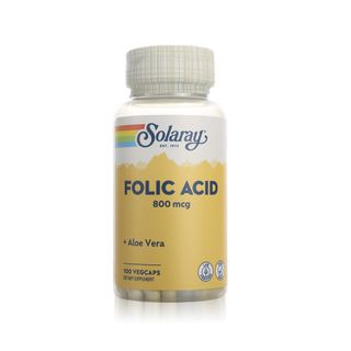 Solaray Folic Acid 470 mcg (800 mcg DFE) - 100 VegCaps