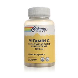 Solaray Vitamin C with Rose Hips, Acerola & Bioflavonoids 1000 mg - 100 VegCaps