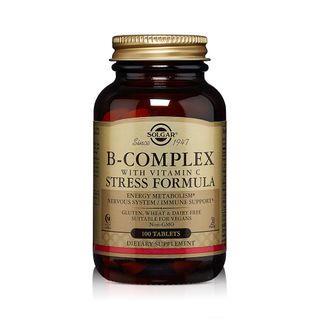 Solgar B-Complex with Vitamins C Stress Formula, 100 Tablets