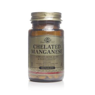 Solgar Chelated Manganese 8 mg, 100 Tablets