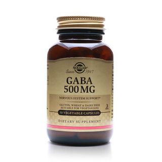 Solgar GABA 500 mg - 50 Vegetable Capsules