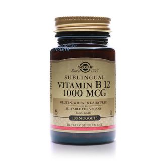 Solgar Vitamin B12 1,000 mcg Sublingual Nuggets - 100 Nuggets