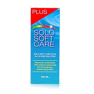 Solo Soft Care Plus Multipurpose Contact Lens Solution - 360 ml